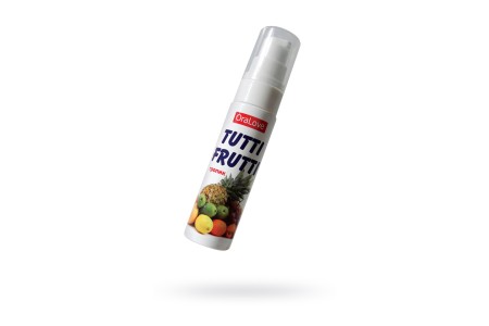 Съедобная гель-смазка TUTTI-FRUTTI для орального секса со вкусом экзотических фруктов 30г