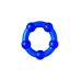 Набор колец TOYFA A-toys, TPE, синий, Ø 3,5/3/2 см - фото 1