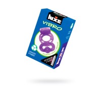 Виброкольцо LUXE VIBRO Секрет Кощея + презерватив, 1 шт, фиолетовый, 18 см