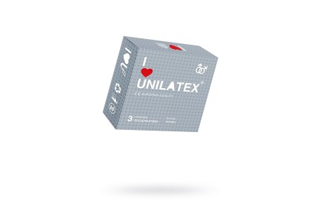 Презервативы Unilatex, dotted, латекс, точечные, 19 см, 5,4 см, 3 шт.