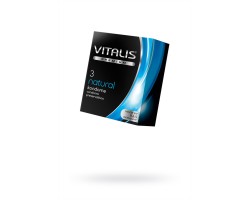 Презервативы Vitalis, premium, классические, 18 см, 5,3 см, 3 шт.