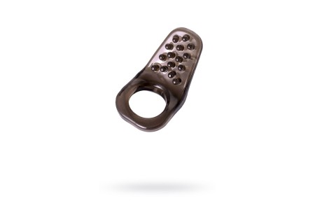 Эрекционное кольцо на пенис TOYFA XLover, Термопластичный эластомер (TPE), черный, 4 см