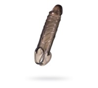 Насадка ToyFa XLover, для увеличения размера, TPE, черная, 15,5 см