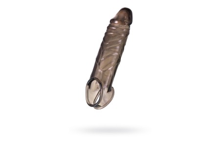 Насадка ToyFa XLover, для увеличения размера, TPE, черная, 15,5 см