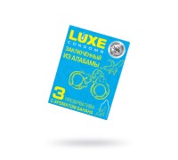 Презервативы Luxe, конверт «Заключенный из Алабамы», латекс, банан, 18 см, 5,2 см, 3 шт.