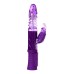 Вибратор Штучки-дрючки с клиторальным стимулятором, TPR, фиолетовый, 23 см - фото 5