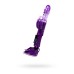 Вибратор Штучки-дрючки с клиторальным стимулятором, TPR, фиолетовый, 23 см - фото
