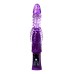 Вибратор Штучки-дрючки с клиторальным стимулятором, TPR, фиолетовый, 23 см - фото 4