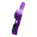 Вибратор Штучки-дрючки с клиторальным стимулятором, TPR, фиолетовый, 23 см - фото 2