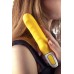 Нереалистичный вибратор Satisfyer Vibes Yummy Sunshine, силикон, желтый, 22,5 см. - фото 3