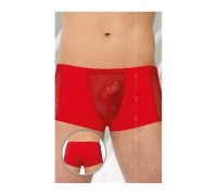 Шорты мужские с сеткой SoftLine Collection, красный, XL