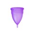 Гигиеническая менструальная чаша Eromantica, силикон, фиолетовая, S - фото 4