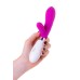 Вибратор с клиторальным стимулятором TOYFA A-Toys Mady, силикон, розовый, 20,4 см - фото 1