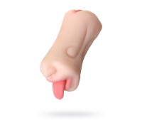 Мастурбатор реалистичный TOYFA Juicy Pussy Fruity Tongue, рот и вагина, TPE, телесный,19 см