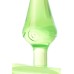 Анальная втулка TOYFA, ABS пластик, зеленая, 6,5 см, Ø 2,5 см - фото 2