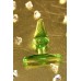 Анальная втулка TOYFA, ABS пластик, зеленая, 6,5 см, Ø 2,5 см - фото 1
