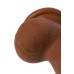 Реалистичный вибратор TOYFA RealStick Elite Mulatto, коричневый, 13 см - фото 3