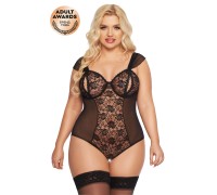 Боди SoftLine Collection Dora, черный, XL