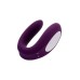 Многофункциональный стимулятор для пар Satisfyer Partner Double Joy, силикон, фиолетовый, 18 см. - фото 17
