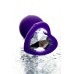 Анальная втулка ToDo by Toyfa Diamond Heart, силикон, фиолетовая, 7 см, Ø 2 см, 18 г - фото 8