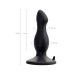 Анальная втулка TOYFA POPO Pleasure Antlia, силиконовая, черная,10,5 см - фото 6