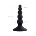 Анальная втулка POPO Pleasure by TOYFA Bootes, силикон, черная, 10 см, Ø 2,5 см - фото 8