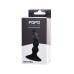 Анальная втулка POPO Pleasure by TOYFA Bootes, силикон, черная, 10 см, Ø 2,5 см - фото 9