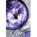Анальная втулка Штучки-дрючки, металл, серебряная, с фиолетовым кристаллом, 7 см, Ø 2,8 см, 50 г - фото 6