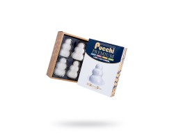 Набор нереалистичных мастурбаторов MensMax Pucchi Premium, TPE, белый, 6,5 см