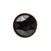 Анальная втулка Штучки-Дрючки, металл, золотая, с чёрным кристаллом, 7 см, Ø 2,8 см, 50 г - фото 4