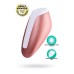 Вакуум-волновой бесконтактный стимулятор клитора Satisfyer Love Breeze, силикон, розовый, 9,5 см. - фото