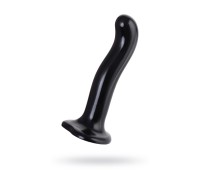 Ремневой нереалистичный страпон Strap-on-me, P&G SPOT, L, силикон, черный, 19 см.