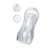 Мастурбатор A-Toys Nettl, ABS пластик, прозрачный 18,5 см - фото 12