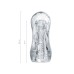 Мастурбатор A-Toys Nettl, ABS пластик, прозрачный 18,5 см - фото 2