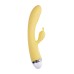 Вибратор с клиторальным стимулятором Flovetta by Toyfa Aster, силикон, желтый, 22 см - фото 13