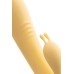 Вибратор с клиторальным стимулятором Flovetta by Toyfa Aster, силикон, желтый, 22 см - фото 3