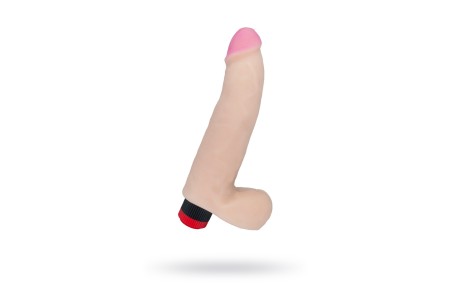 Вибромассажёр-реалистик ANDROID Long LoveToy, TPR, телесный, 17 см