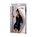 Платье лаковое на молнии и стринги Candy Girl Ariana черные, OS - фото 3