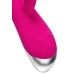 Вибратор Штучки-Дрючки «Дрючка-Удовольствие» с клиторальным стимулятором, розовый, 21,5 см - фото 2