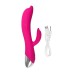Вибратор Штучки-Дрючки «Дрючка-Удовольствие» с клиторальным стимулятором, розовый, 21,5 см - фото 6