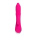 Вибратор Штучки-Дрючки «Дрючка-Удовольствие» с клиторальным стимулятором, розовый, 21,5 см - фото 1