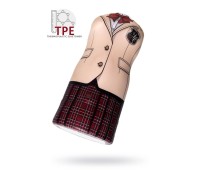 Мастурбатор MAGIC EYES Uniforms NUDE blazer R, TPE, белый, 17 см