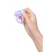 Виброкольцо на пенис A-Toys by TOYFA Zort, силикон, фиолетовое, Ø 2 см - фото 4