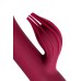 Вибратор с клиторальным стимулятором L'EROINA by TOYFA Sangra, силикон, бордовый, 20,5 см - фото 2