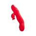 Вибратор JOS Redli с двигающейся головкой, силикон, красный, 21 см - фото 10