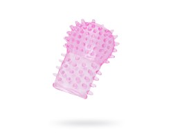 Насадка на палец Eromantica Gentle, розовая, силикон