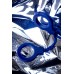 Наручники Штучки-дрючки, силикон, синие, 33 см - фото 8