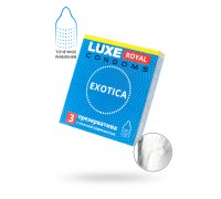 Презервативы Luxe, royal, exotica, 18 см, 5,2 см, 3 шт.
