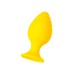 Анальная втулка ToDo by Toyfa Riffle, силикон, желтый, 6 см - фото 3