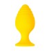 Анальная втулка ToDo by Toyfa Riffle, силикон, желтый, 6 см - фото 1